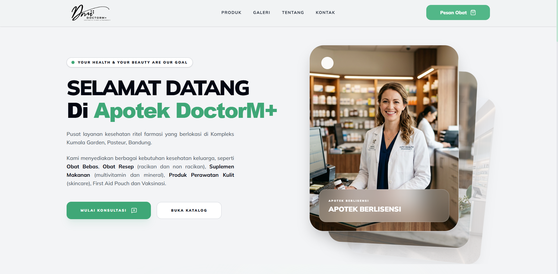 Apotek DoctorM+ Pharmacy: Digital Health Hub & Catalog